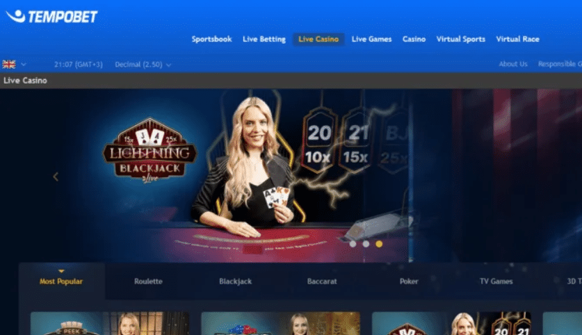 tempobet casino oyunlari nelerdir